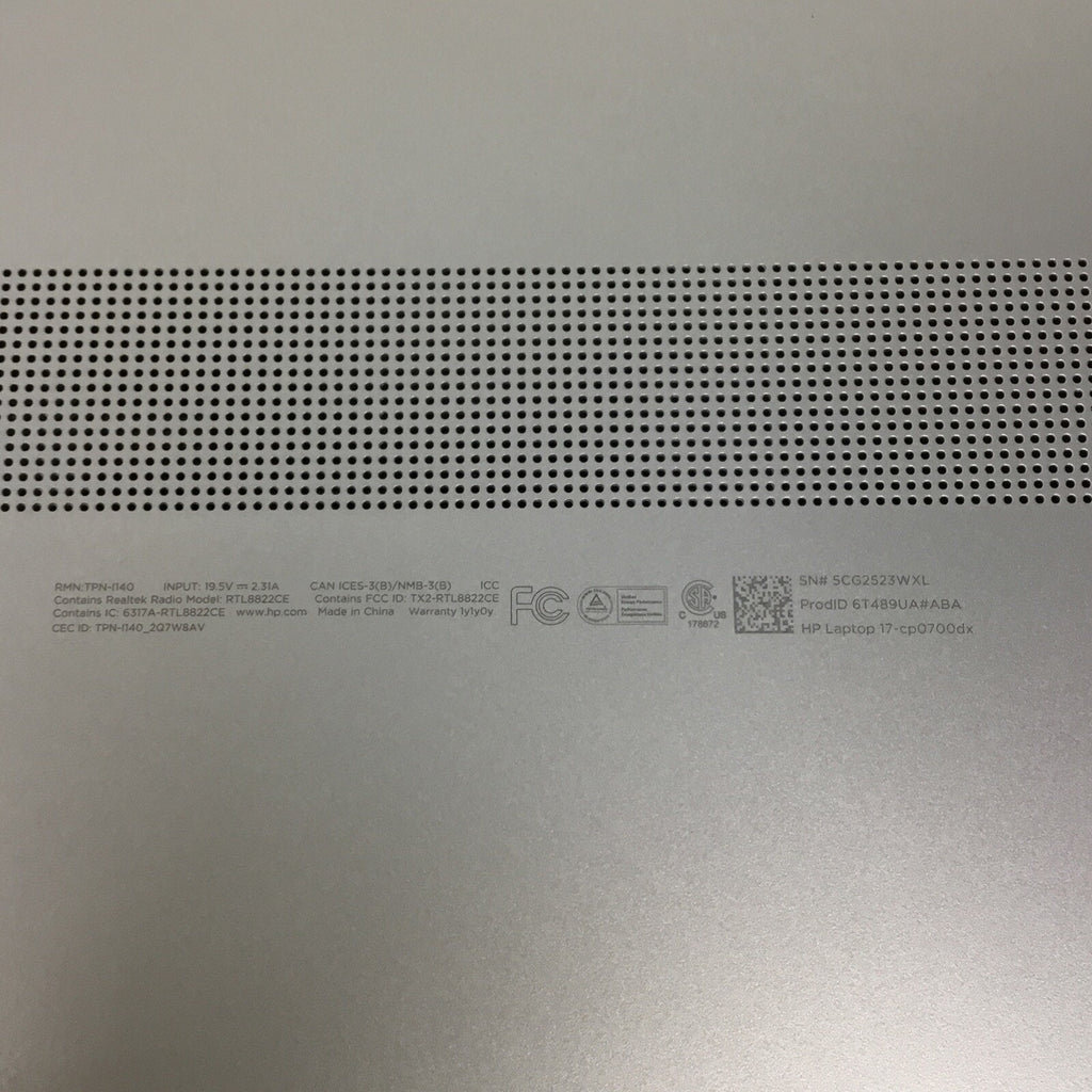 HP 17-CP0700DX 17.3 AMD Ryzen 5 5500U 8GB RAM FOR PARTS READ DESC