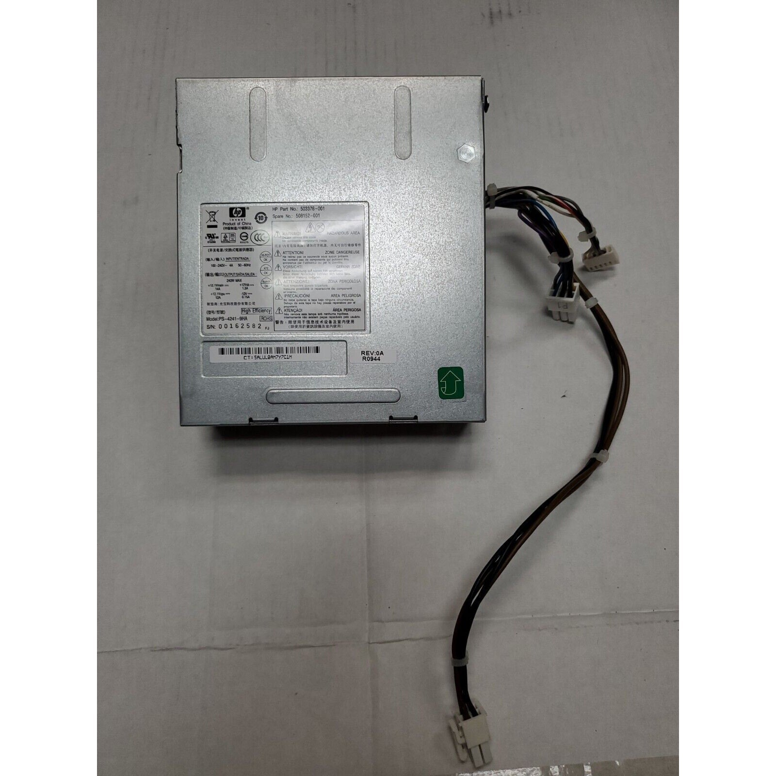 HP PS-4241-9HA - 240W Power Supply For HP Elite 8000 8100 8200 SFF Pro 6000 SFF