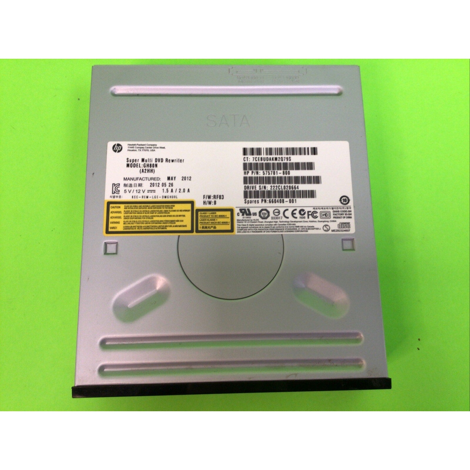 HP DVD Writer Model SH-216 575781-800 575781-801
