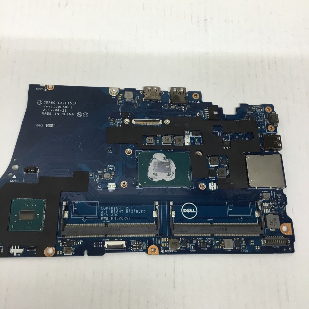 FOR PARTS 00C144 For DELL latitude 5580 Laptop Motherboard LA-E151P i5-6440HQ