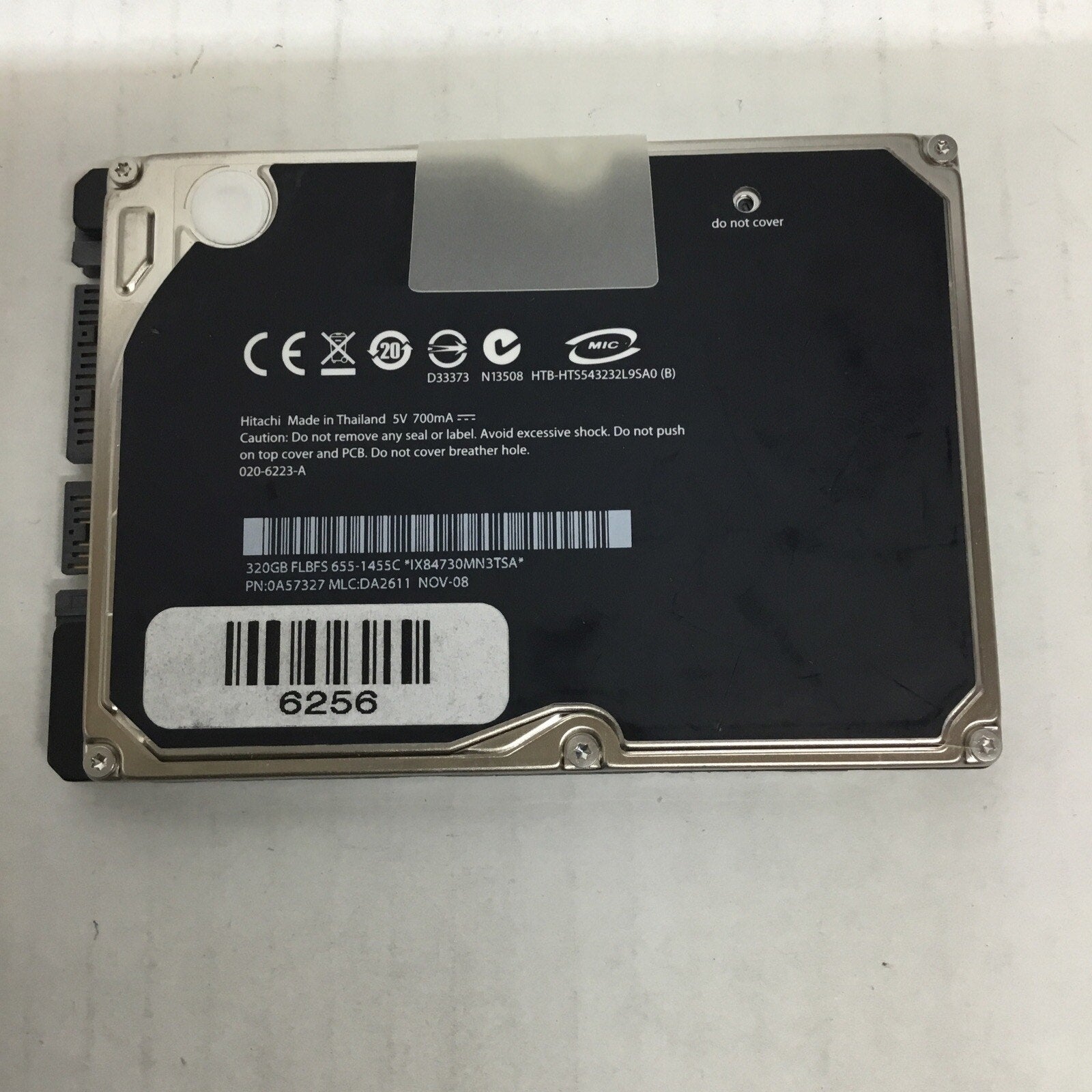 APPLE 0A57327 HTS543232L9SA0 MLC:D2611 320GB 5.4K RPM 8MB 1.5Gbp