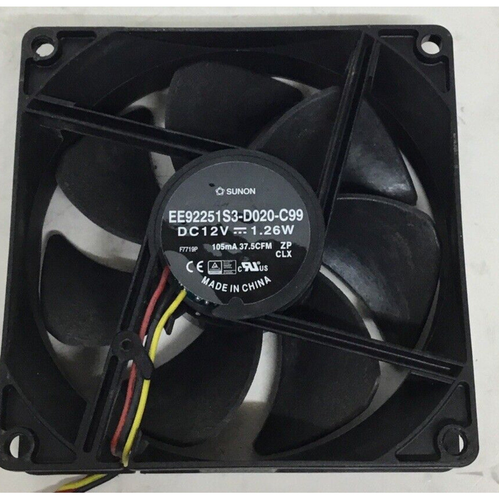 Dell X755M 92MM Rear Fan by Sunon EE92251S3-D020-C99 / Foxconn PVA092G12M
