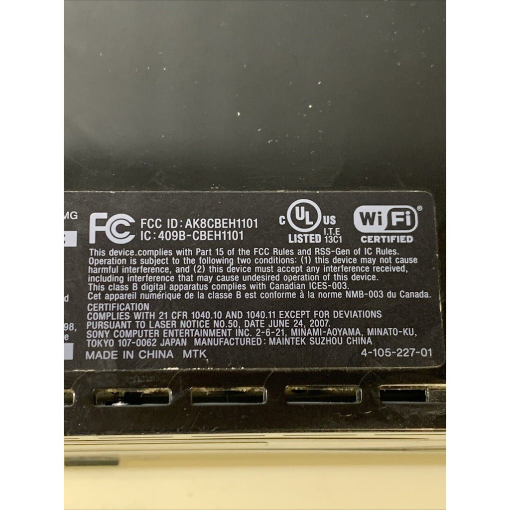 PlayStation 3 -PS3- CECHE01 Console For Parts!! NO DISPLAY / Power Bad