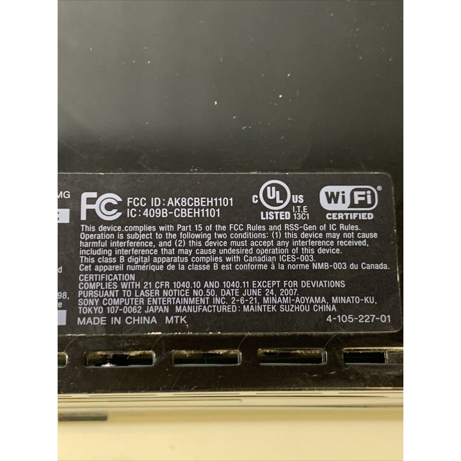 PlayStation 3 -PS3- CECHE01 Console For Parts!! NO DISPLAY / Power Bad