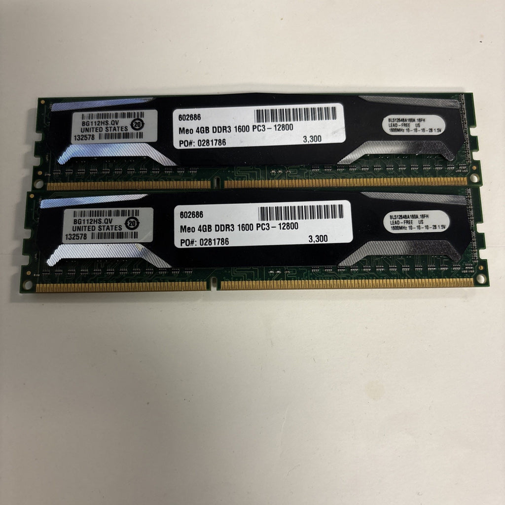 Crucial 8GB Kit (2x4GB) Ballistix Sport DDR3 BG112HS.QV BL51264BA160A.16FH