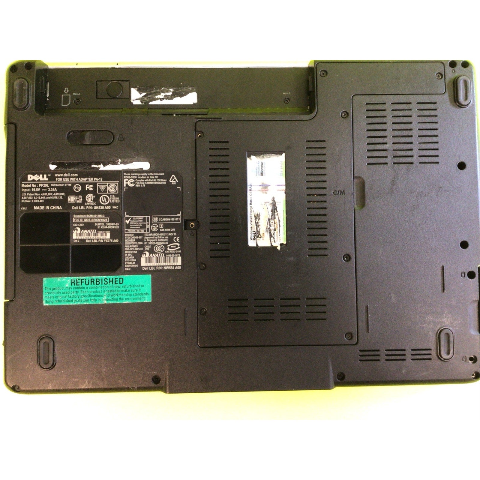 Dell Inspiron 1525 Notebook Model PP29L FOR PARTS or REPAIR