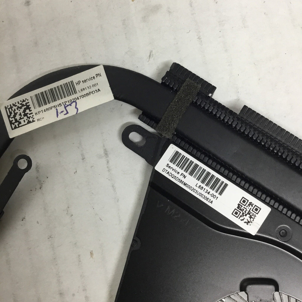 HP 15-ef Series Laptop Cooling Fan w/ Heatsink L68134-001 L68132-001