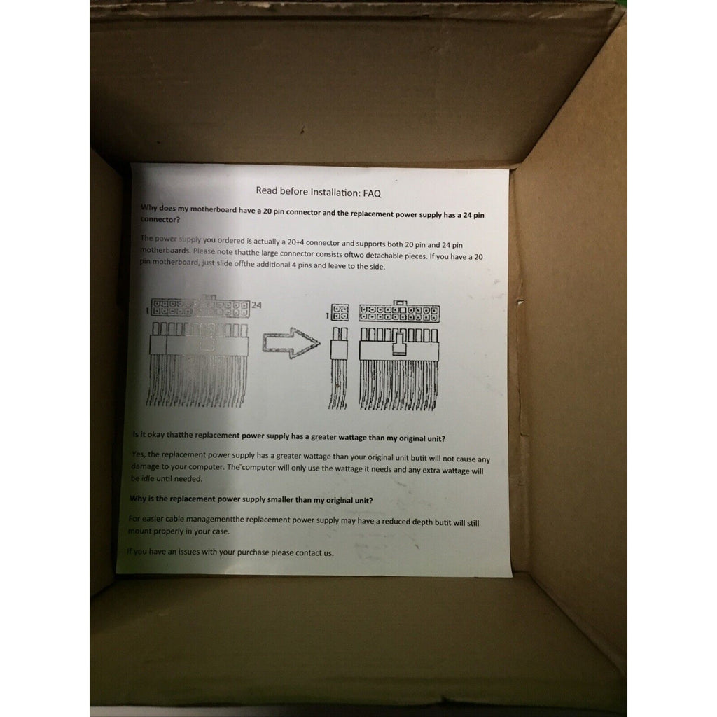 Replace Power RP-MPS3-420 420W Micro PS3 Power Supply