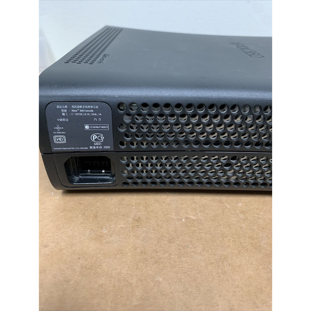 Microsoft Xbox 360 20GB Gaming System - Console Only - Black - Missing Covers