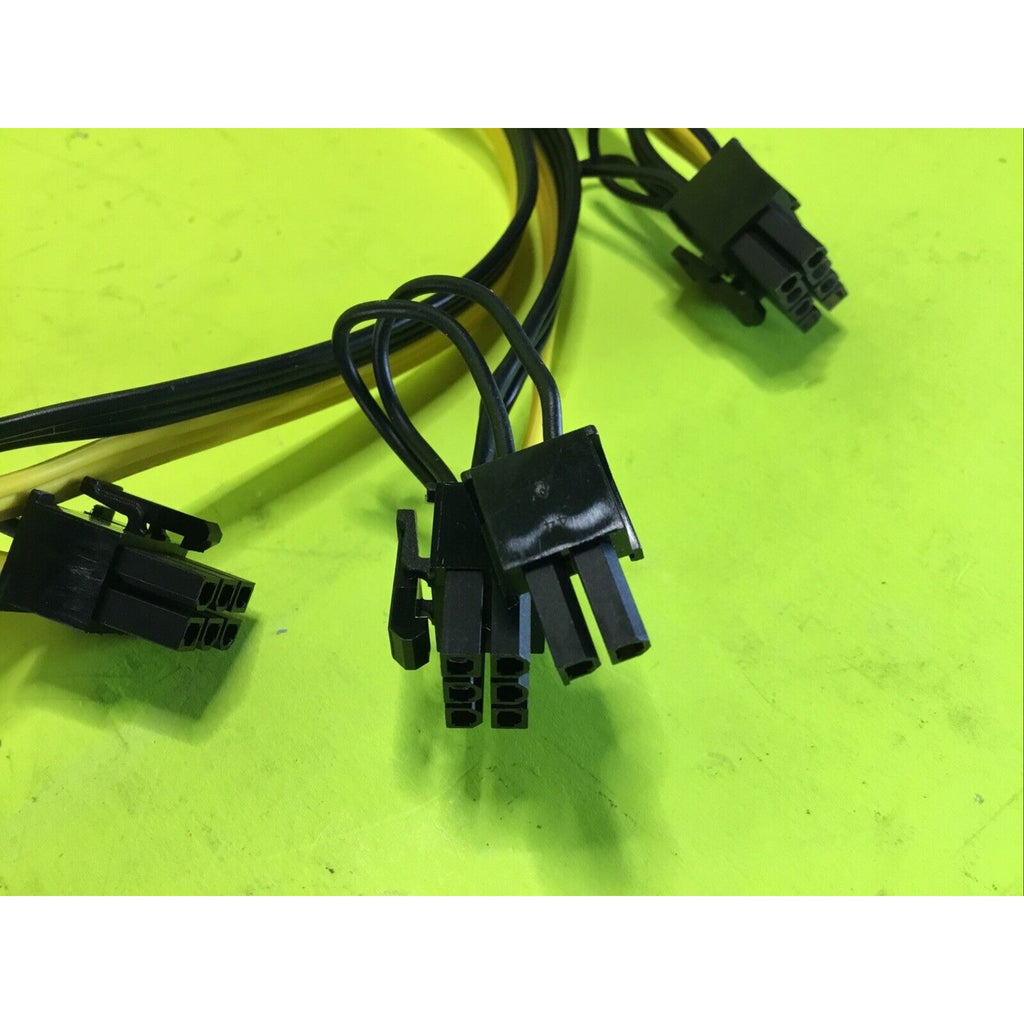 10pcs Breakout Cable 6Pin to 8Pin (6+2Pin) PCI-E Cable 18AWG Mining