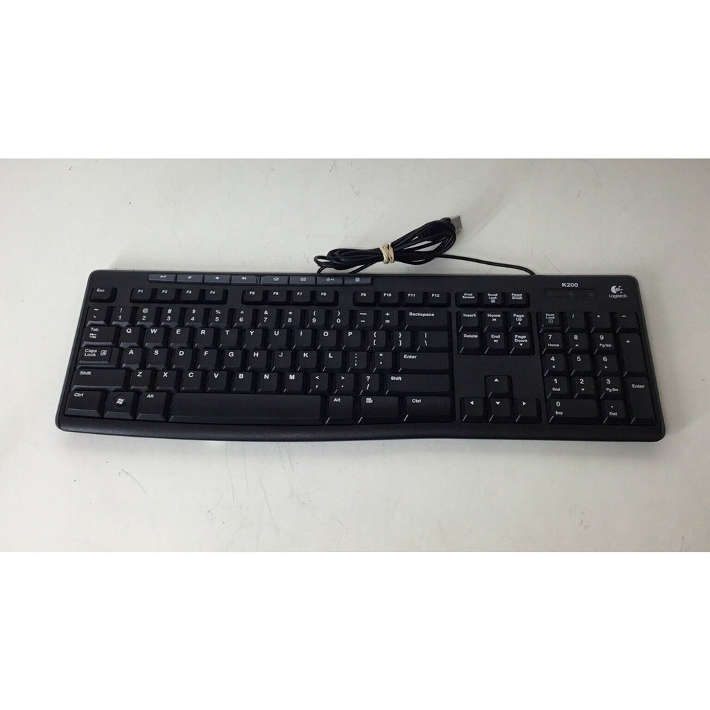 Logitech K200 Wired USB Keyboard 820-003180 Y-U0011