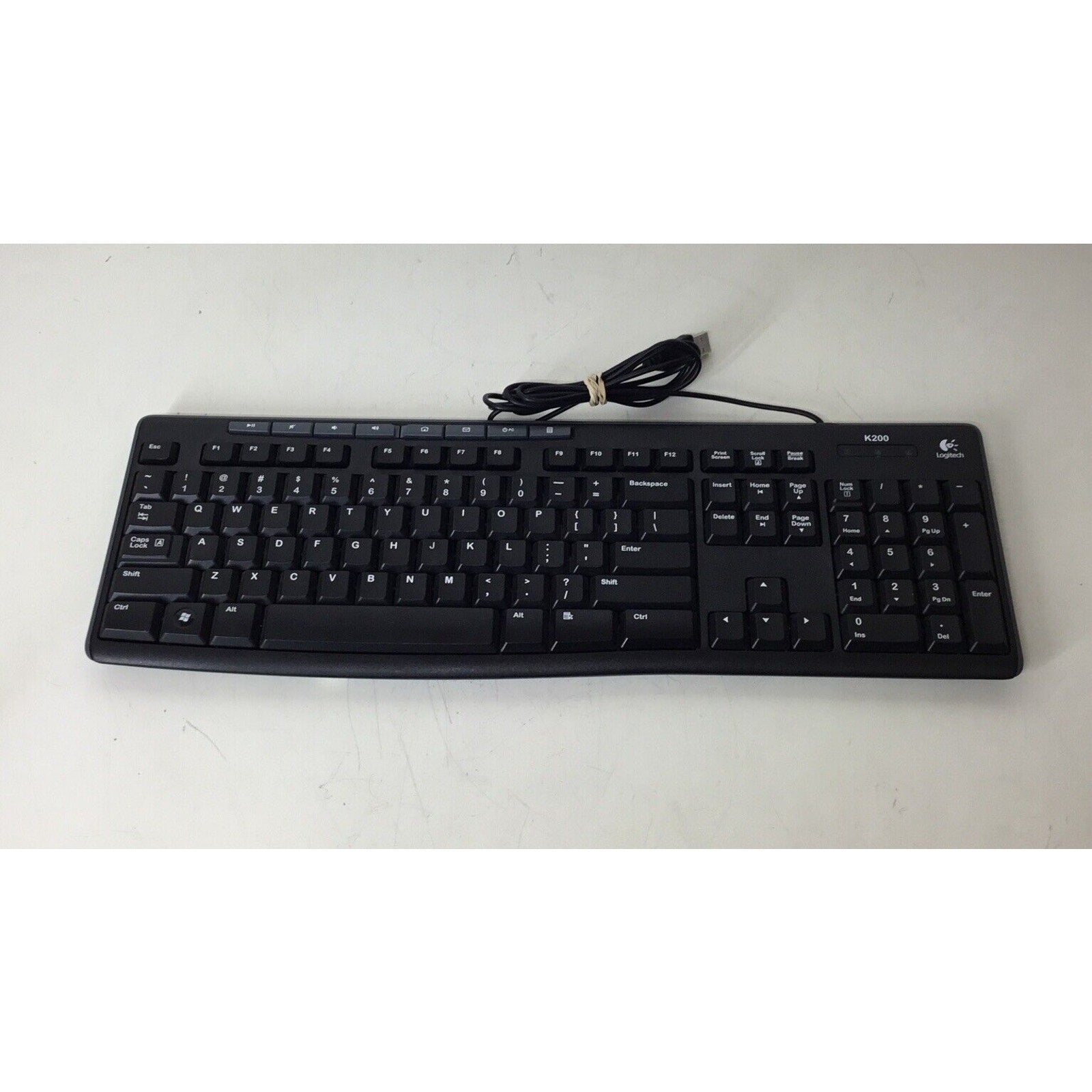 Logitech K200 Wired USB Keyboard 820-003180 Y-U0011