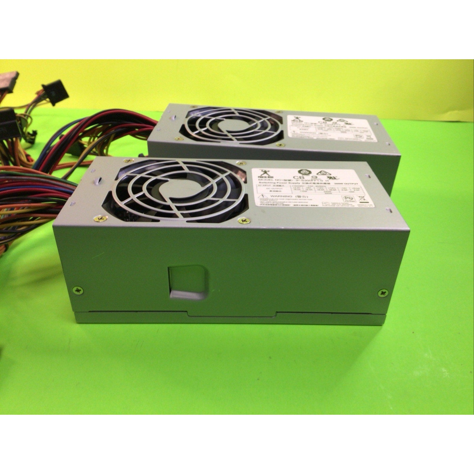 lot of 2x Power Man 300W TFX Desktop Power Supply IP-S300FF1-0 FOR REPAIR