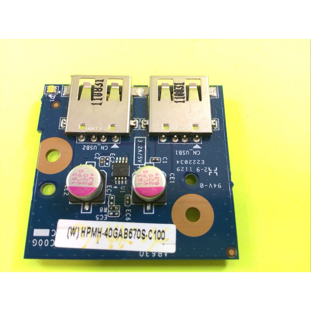HP Pavilion DV6-6000 USB Board HPMH-40GAB630S-C300
