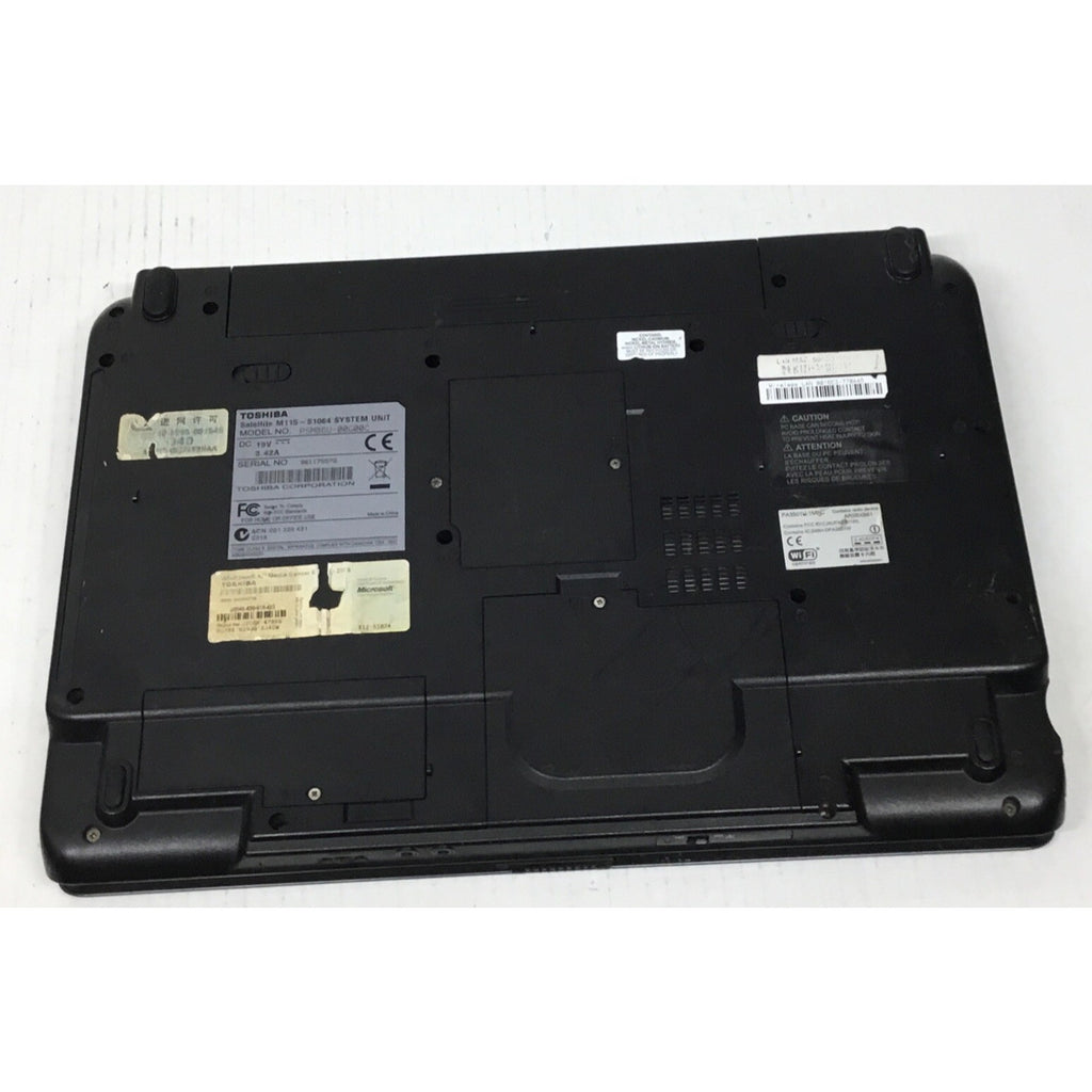 TOSHIBA SATELLITE M115-S1064 - 15.6" Laptop - Sold for parts