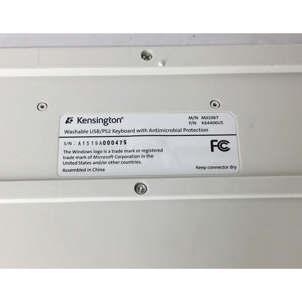 Kensington K64406US Wired Keyboard M01067