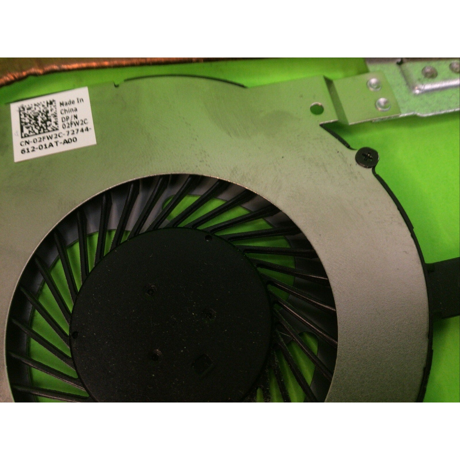 Dell Inspiron 17 5000 Series CPU Cooling Fan W Heatsink 2FW2C 02FW2C ATGG001FF0