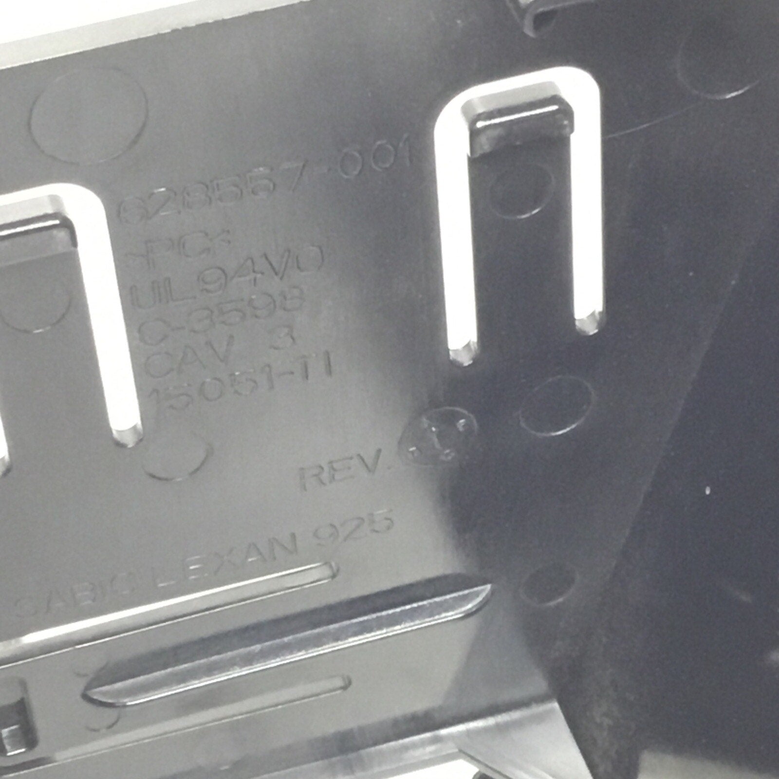 Lot of 2 - HP Compaq Pro 4000 SFF Plastic Fan Air Duct Shroud Baffle, 628557-001