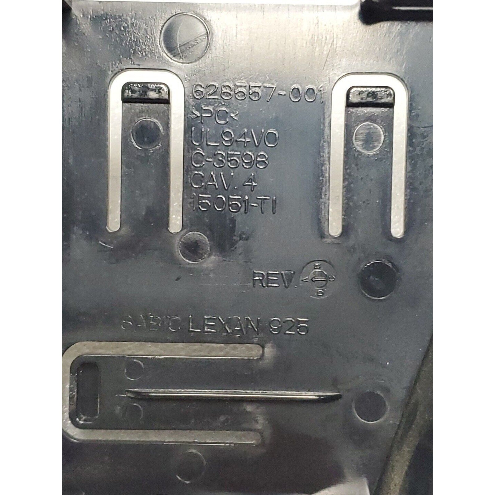 HP Compaq 628557-001 Air Flow Baffle Shroud UL94V0 C-3598 CAV. 4 15051-TI