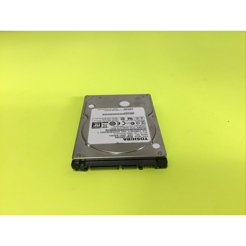 Toshiba MQ01ABD050 2.5" 500GB SATA Laptop Hard Drive Jul 2012