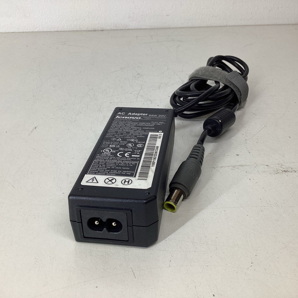 Lenovo 92P1156 42T5282 AC Power Adapter Charger 65W 20V 3.25A