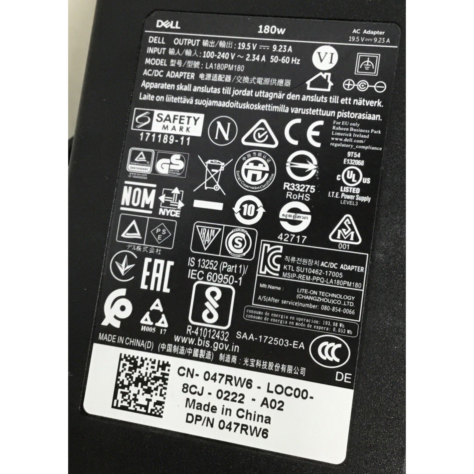 Lot of2 Dell k17a Docking Station 130W AC Adapter Mini DP to HDMI + Adapters