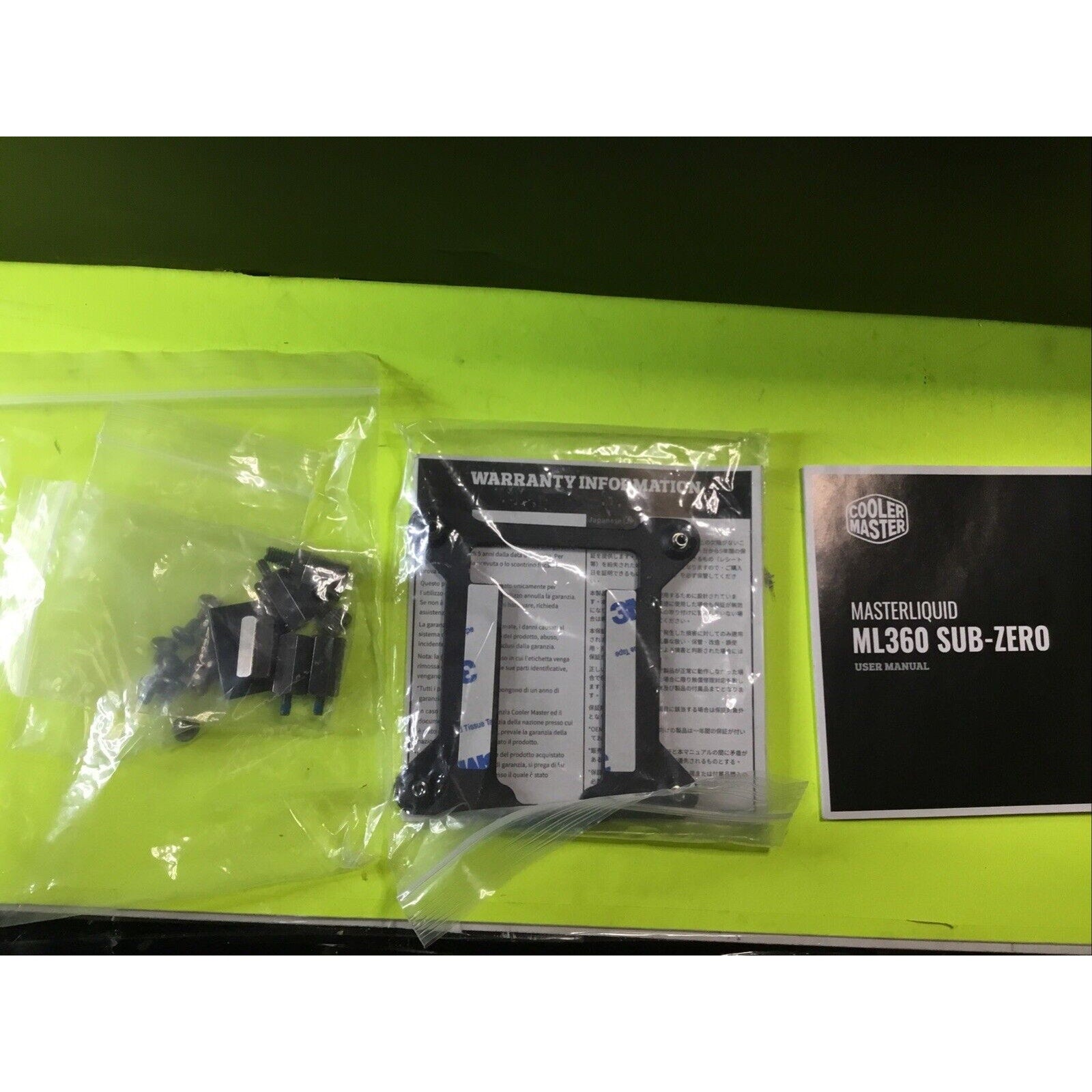 Cooler Master MasterLiquid ML360 SUB-Zero AIO CPU Liquid Cooler