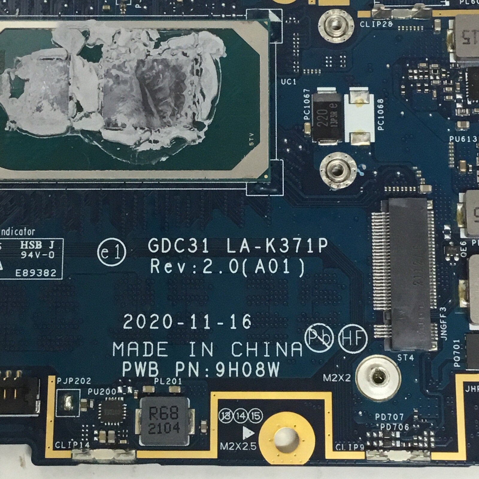 Parts Only Dell DD87C Latitude 7320 7420 7520 i5-1145G7 8GB RAM