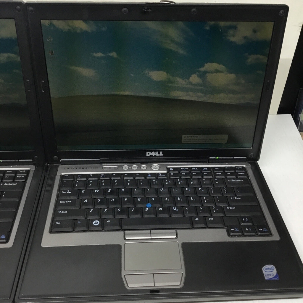 Lot of 2 Dell Latitude D630 3.5GB Laptop WindowsXP DVD/CD Intel Core 2 Duo 500GB