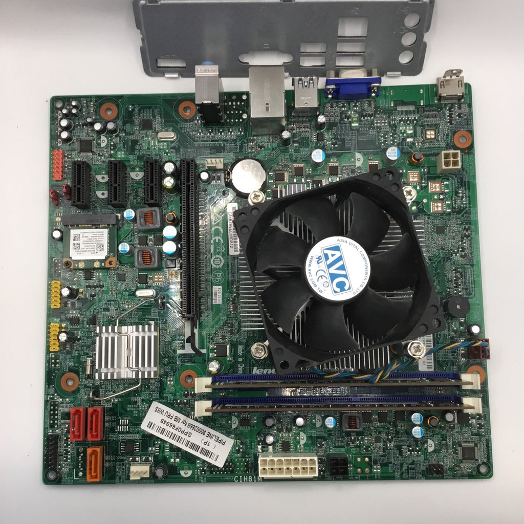 Lenovo H50-50 Motherboard 90002568 + Intel i3-4170/ Heatsink & fan/ 12 GB RAM