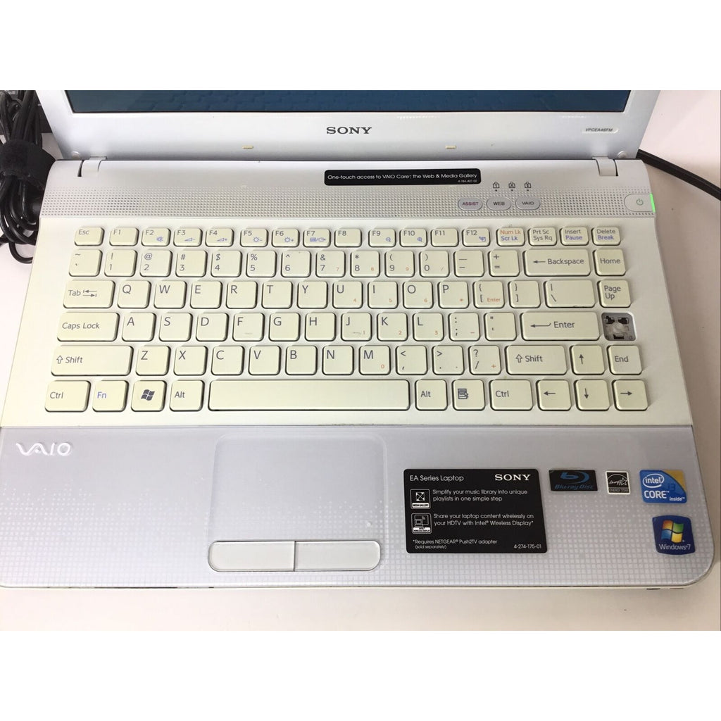 Sony VAIO 15” Laptop - i3, 4GB RAM, 500GB HDD (VPCEA46FM)