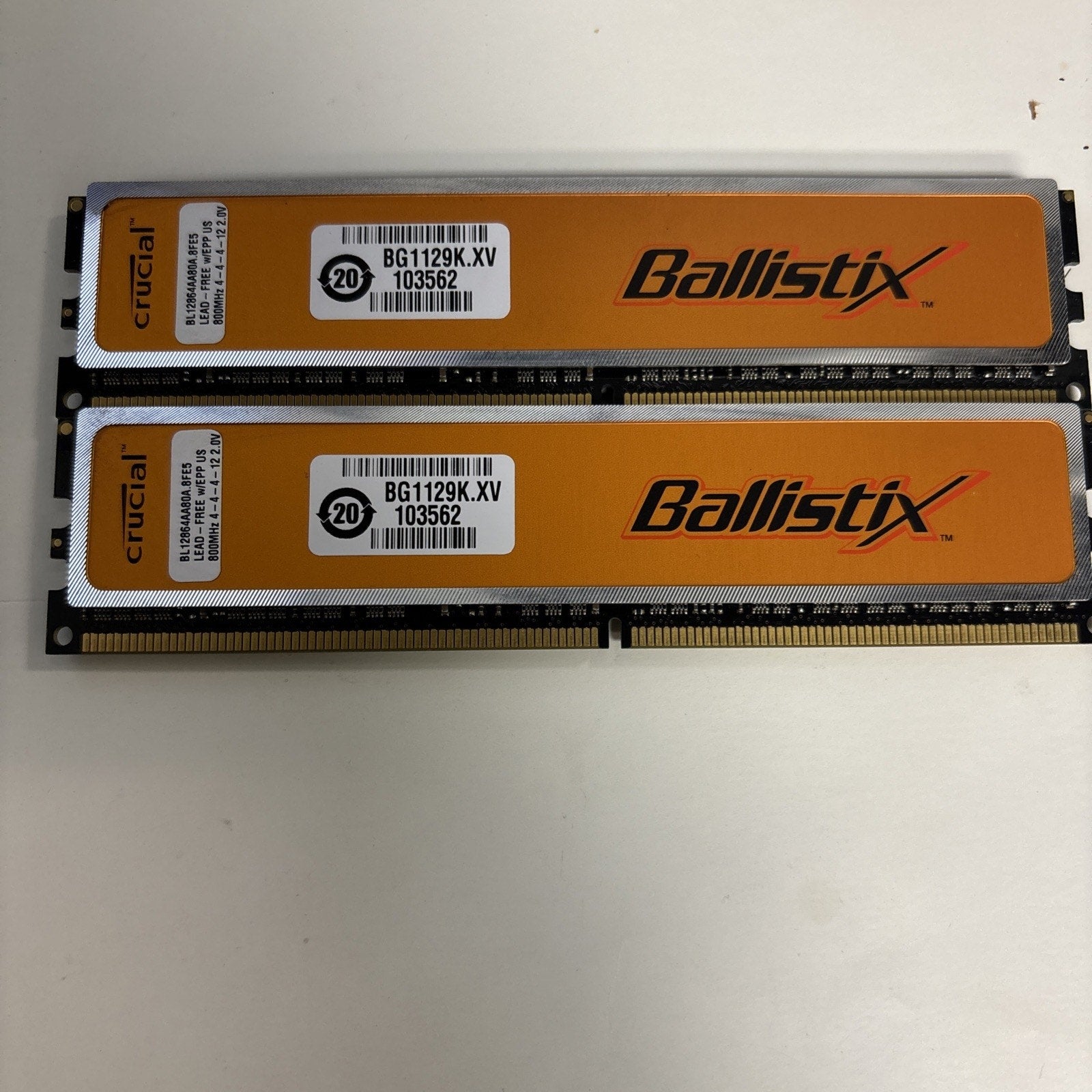 Crucial Ballistix 2GB (2x1GB) DDR2 800/PC2-6400 DDR2 Desktop RAM/Memory