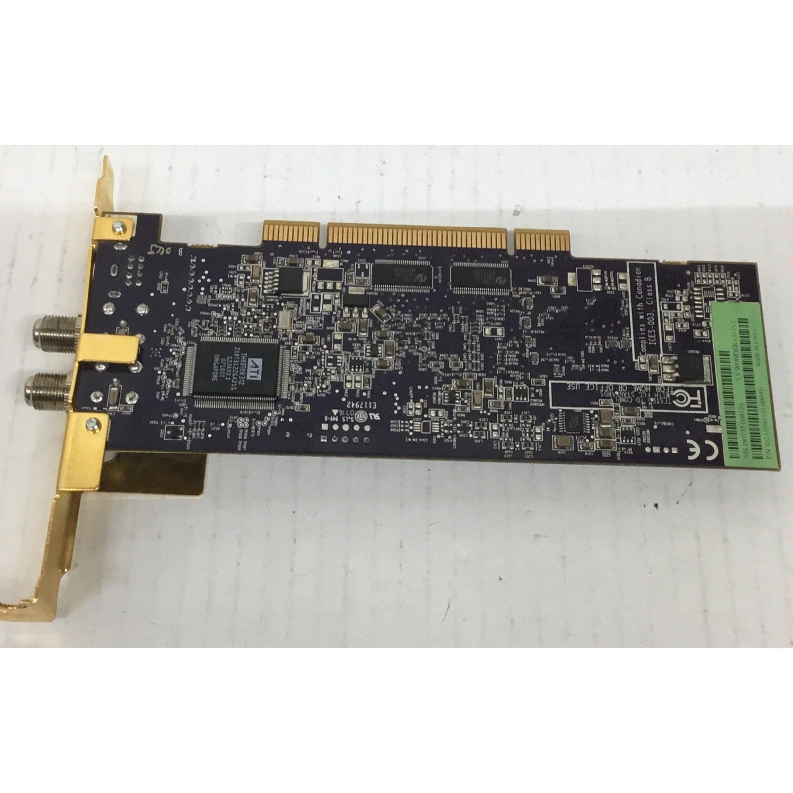 ATI Samsung tecc1149FG01a 650 Theater TV Wonder Video Card 102A6980712 PCI