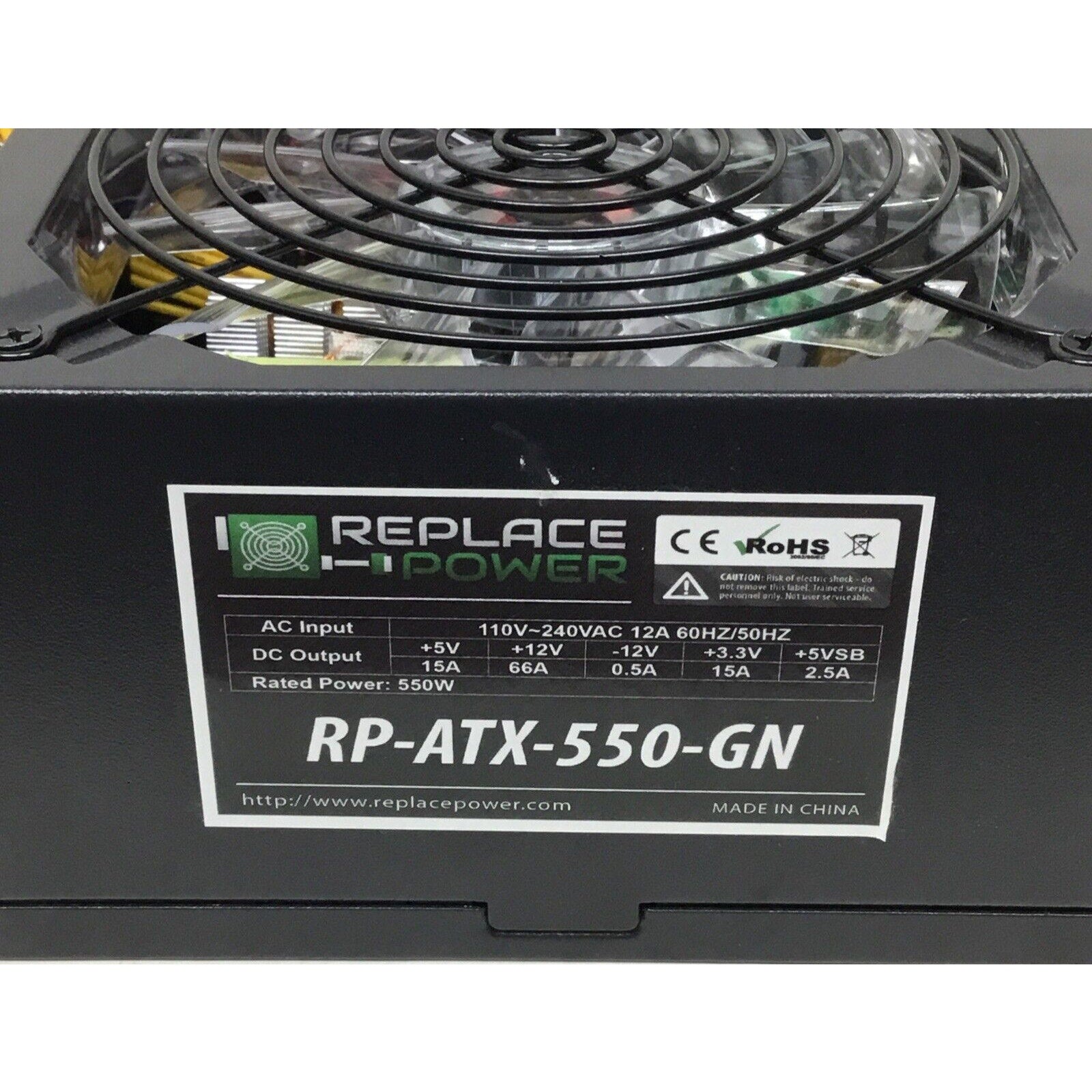 Replace Power - Power Supply RP-ATX-550-RD