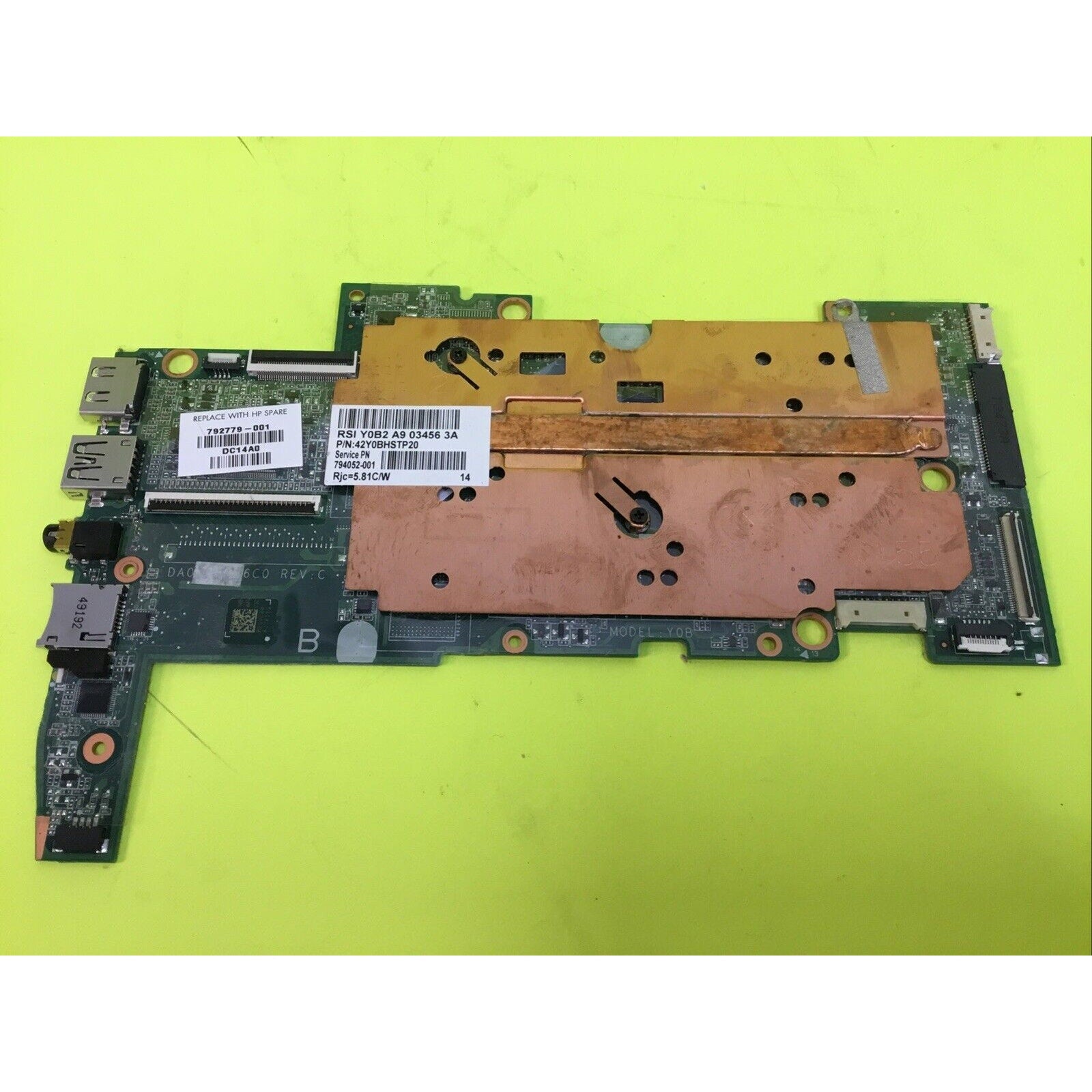 HP Stream 13-C 13-C077NR Intel N3050 Motherboard 792779-001