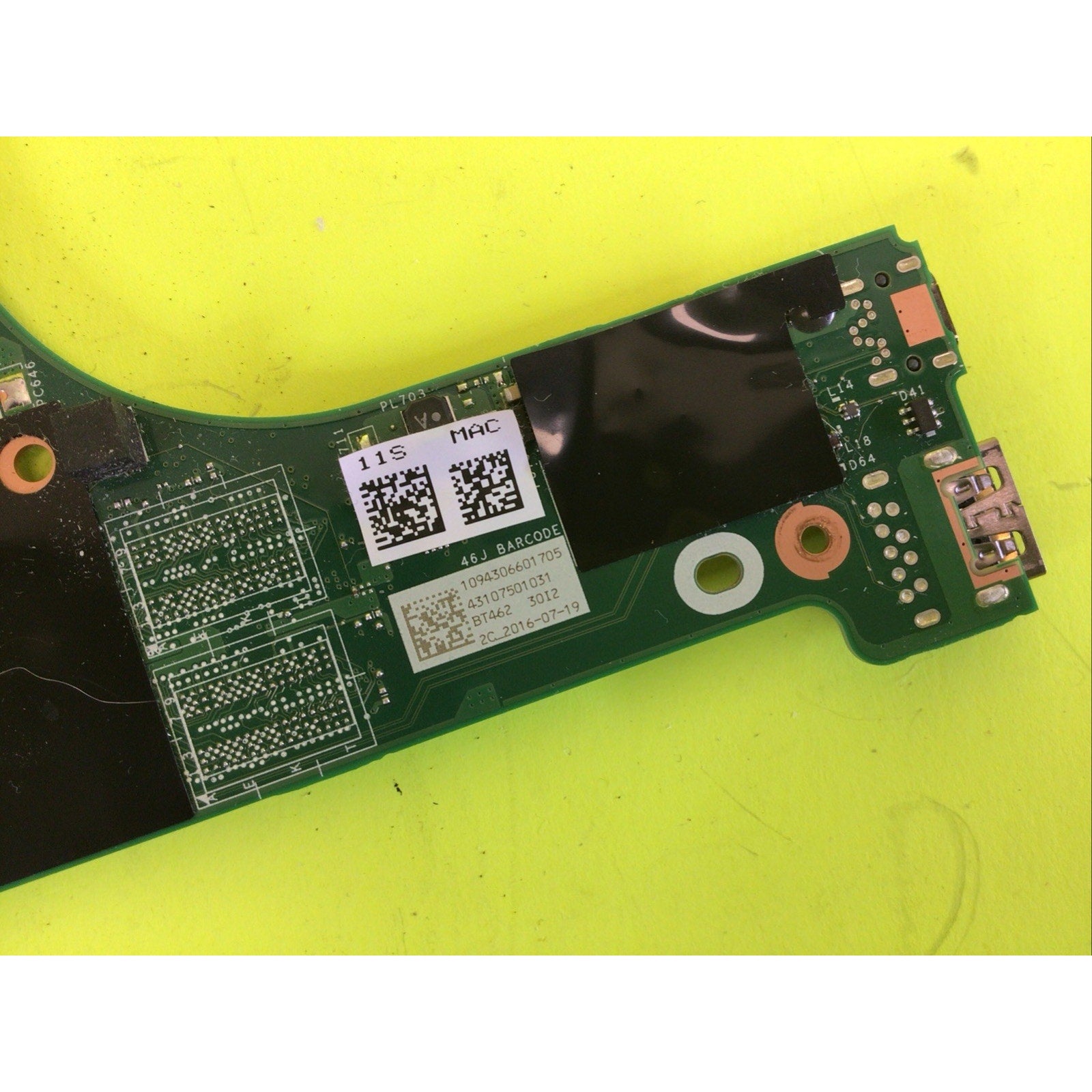 Lenovo ThinkPad T460 i5-6300u Laptop Motherboard FOR PARTS or RECYCLE