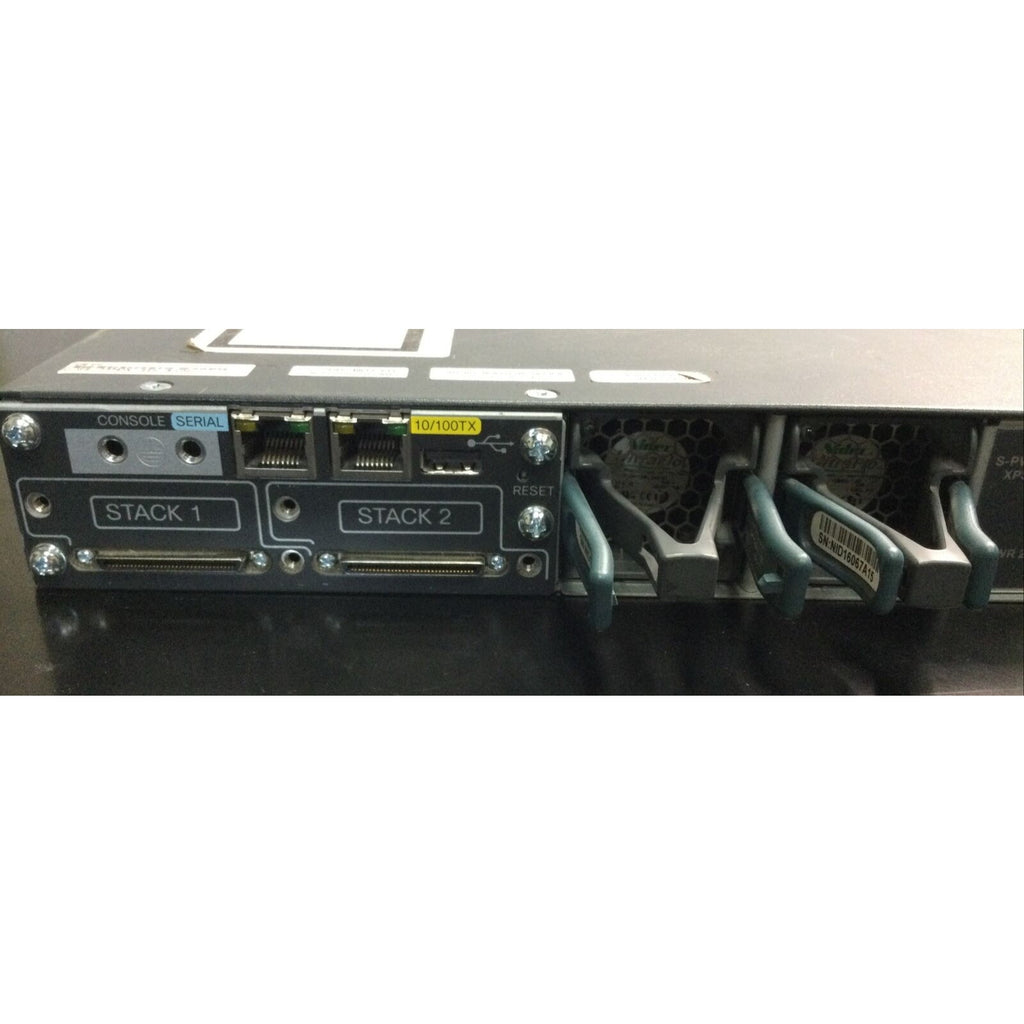 Cisco WS-C3560X-24T-S V02 24 Port Switch W/ C3KX-NM-1G & 2X C3KX-PWR-350WAC