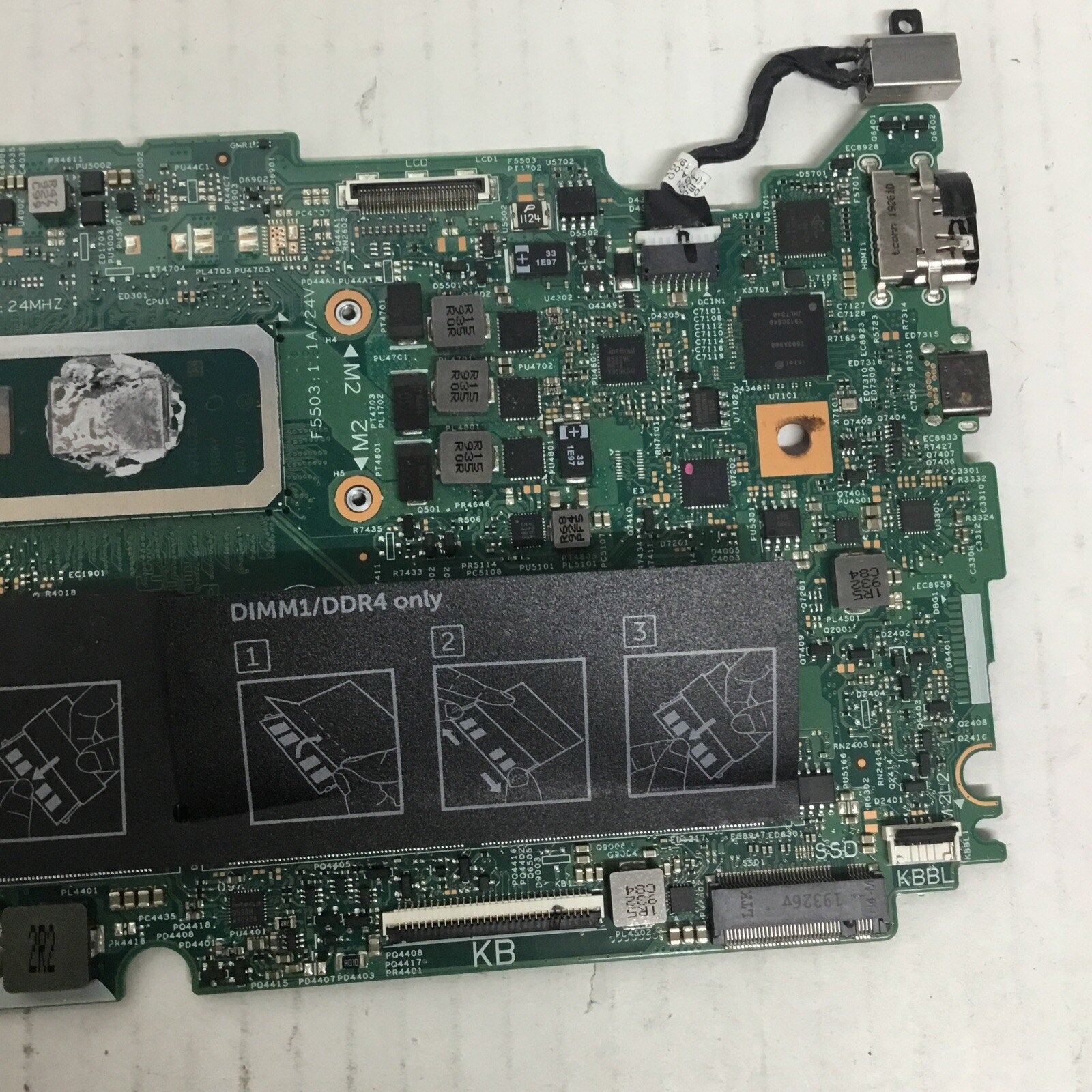DELL INSPIRION 15 7591 LAPTOP INTEL MOTHERBOARD I5-10210U D0JY6 0D0JY6