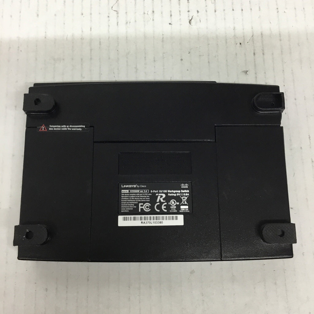 Linksys EtherFast (EZXS88W) Ver. 3.4 8-Ports External Switch No Adapter