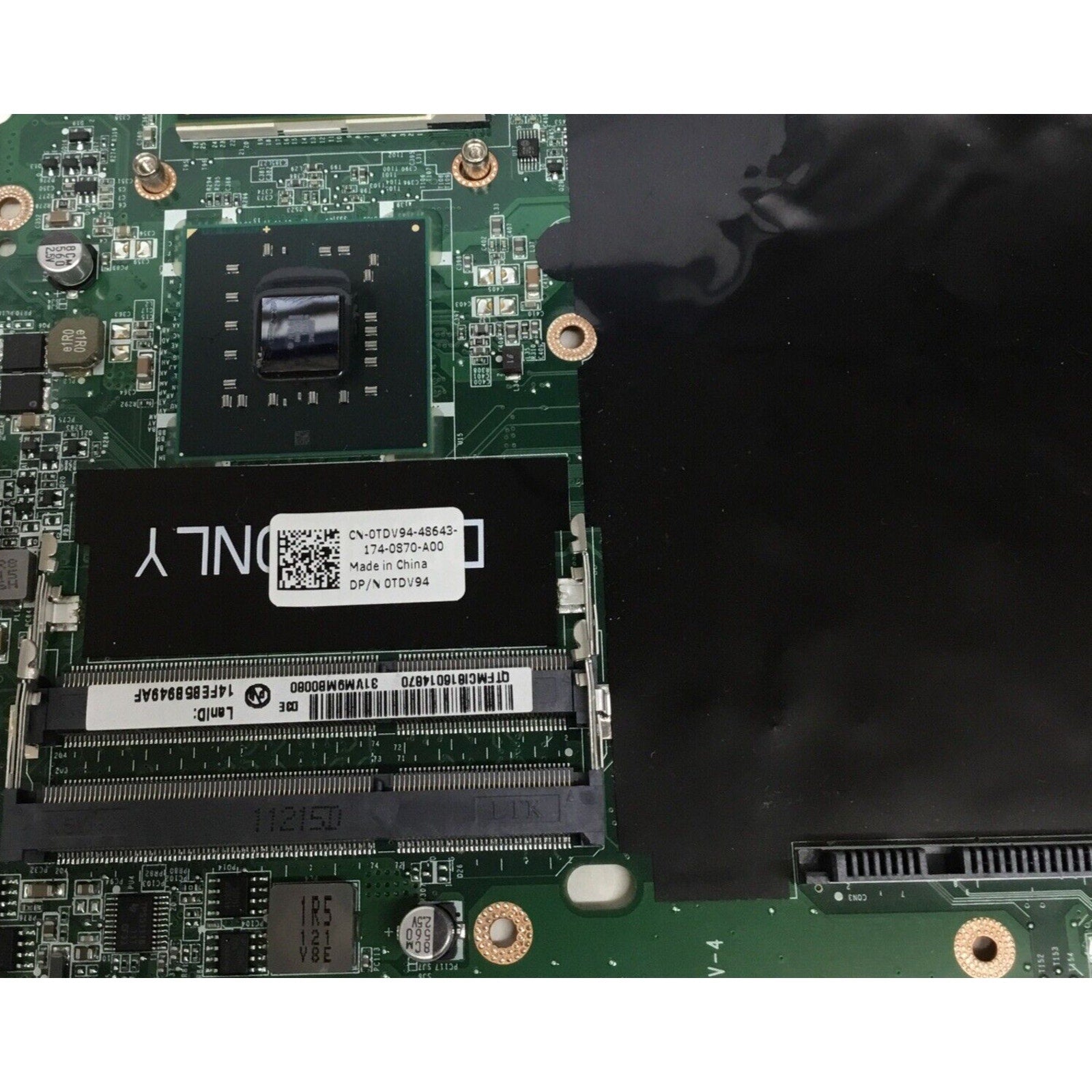 Dell Vostro 1015 Laptop Motherboard Intel DAVM9NMB6D0 +Heatsink+CPU