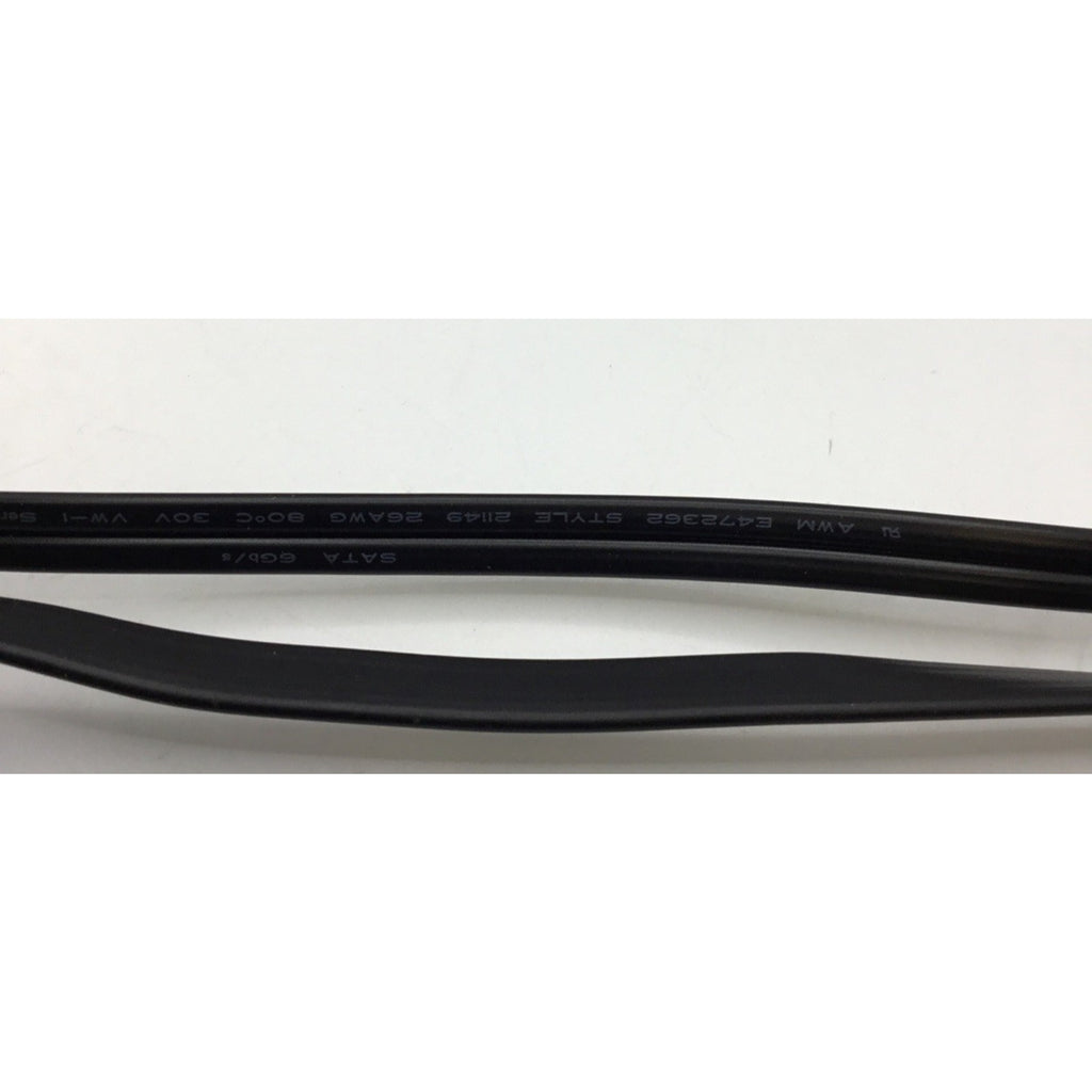 3 Sata Data Cables Serial: ATA 26AWG, Style: 21149, VW-1, 80°C, 30V