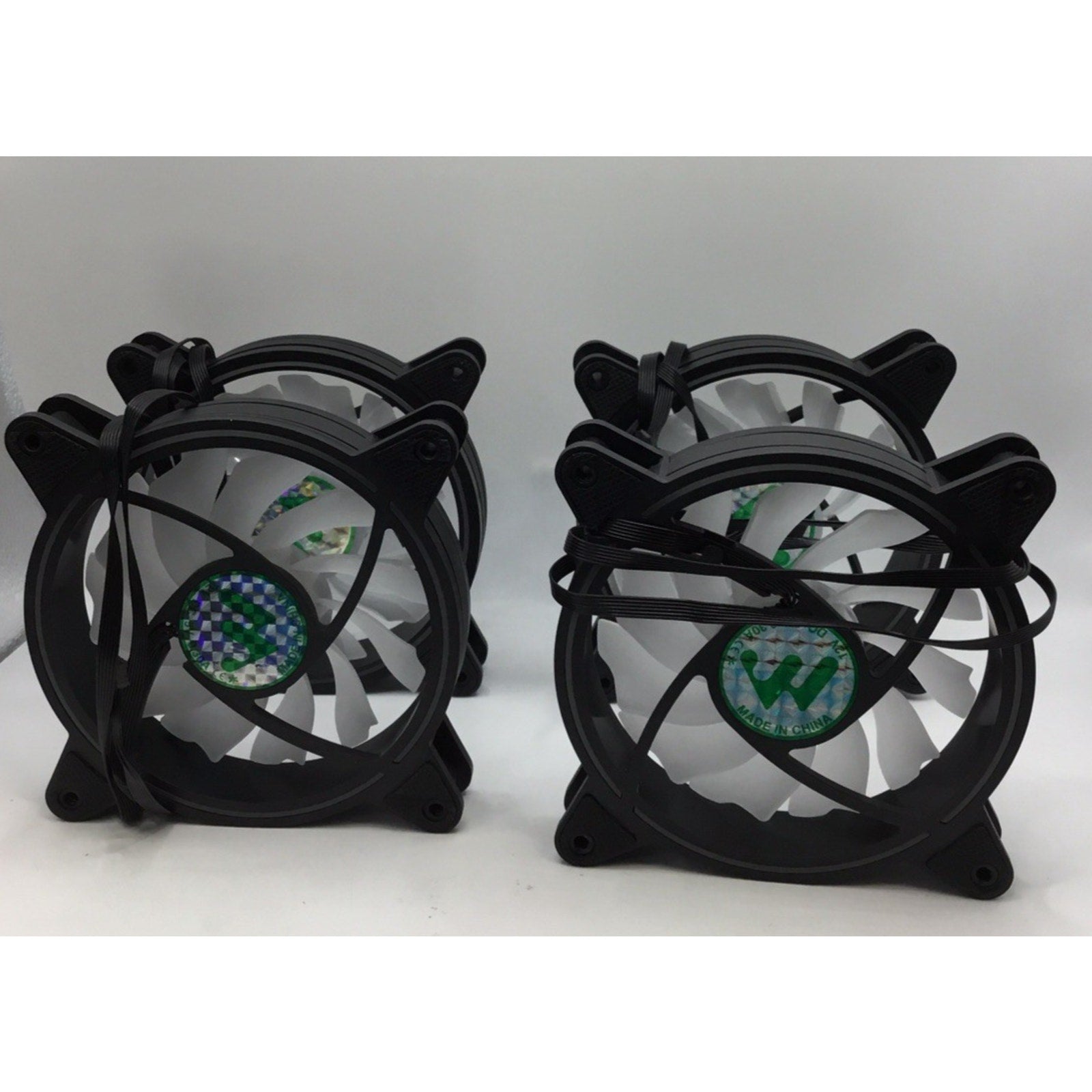 Mustex Case Fans 6 Pin, 4 Pack 12V DC 5V 0.30A