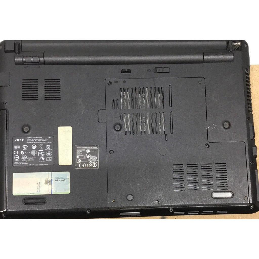 Acer Aspire 4810T Intel CPU U4100 4GB RAM No HDD No Adapter Read Desc