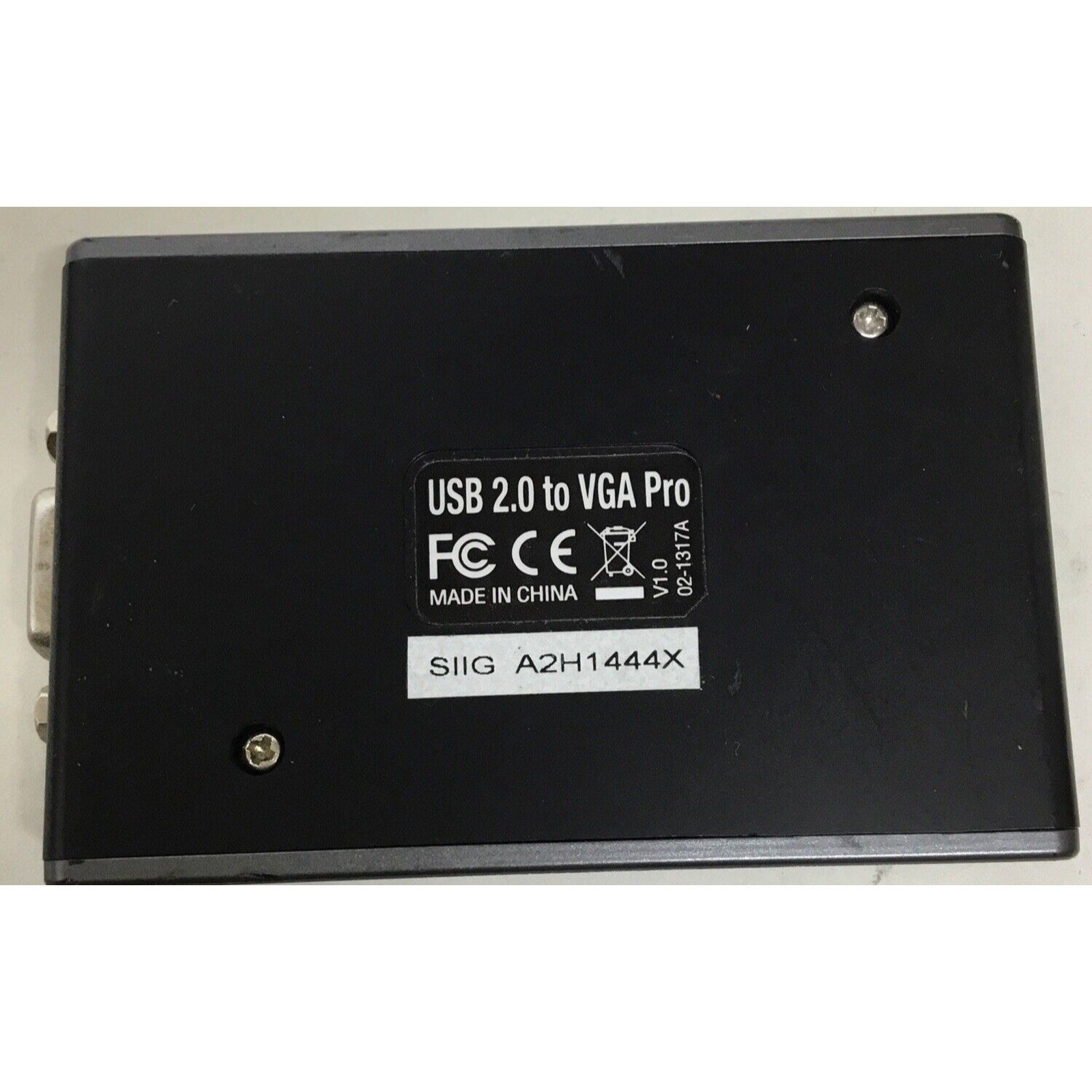 SIIG USB 2.0 to DVI/VGA Pro Multi-Monitor Converter