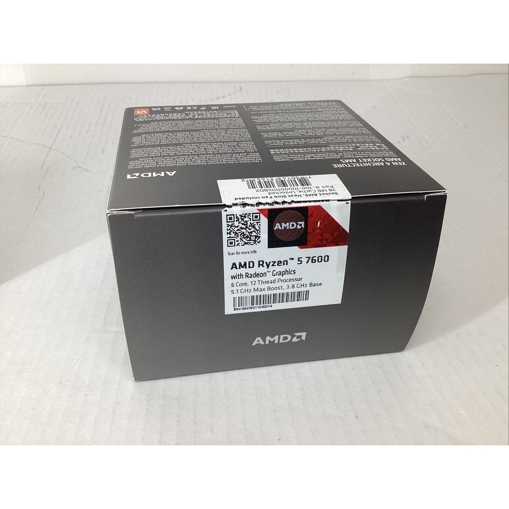 AMD Ryzen 5 7600 100-100001015BOX CPU BOX ONLY