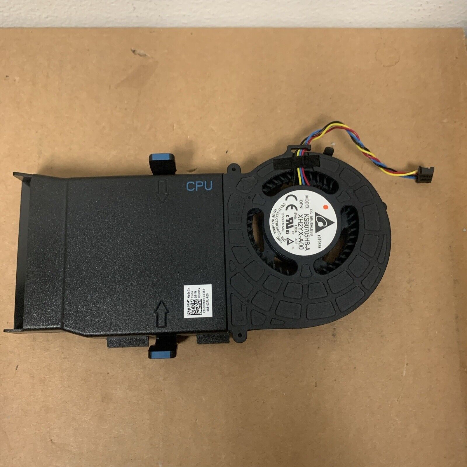 CPU Cooling Fan for Dell Alienware Alpha R2 P/N:0XH2YX DP81V XH2YX KSB0705HB-A