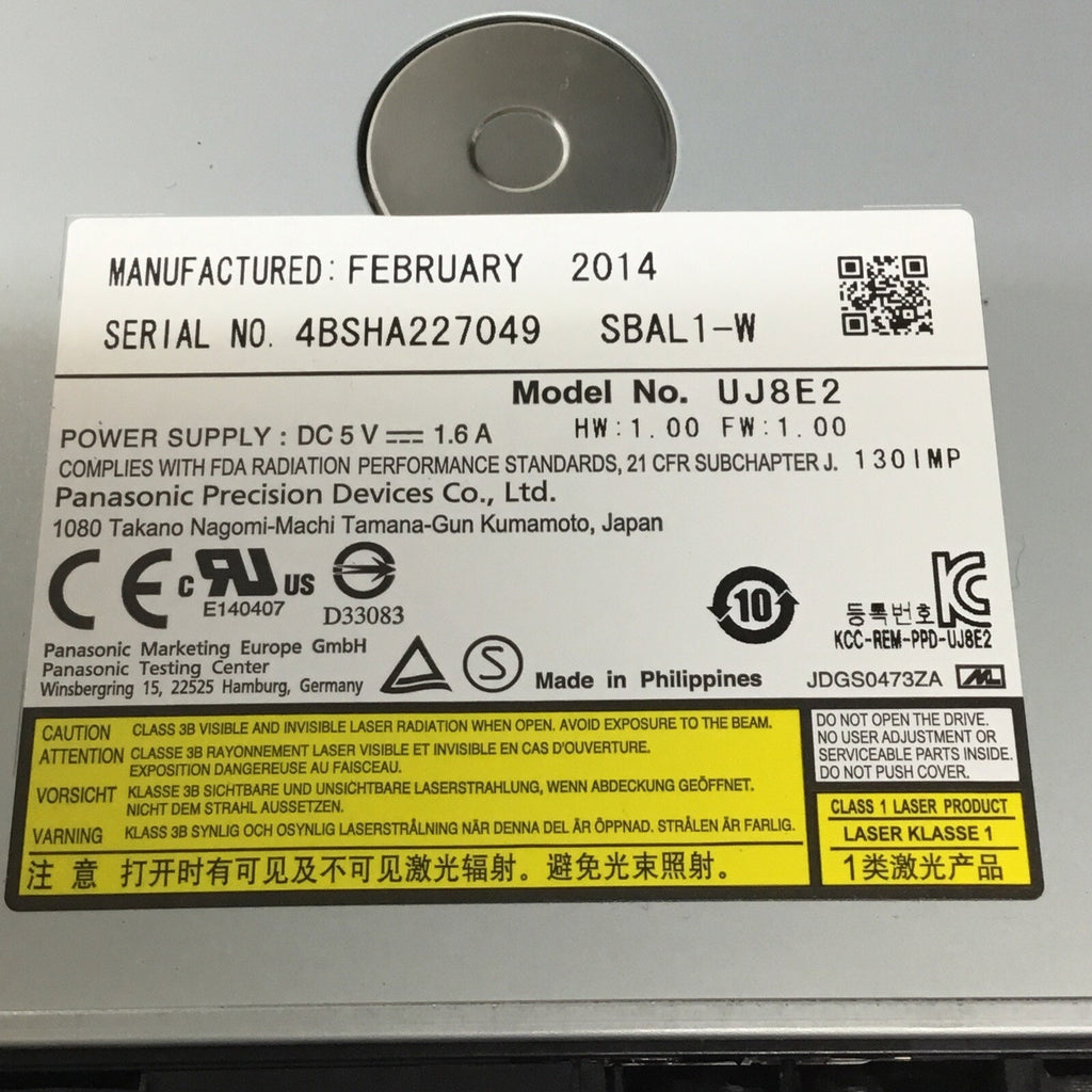 Asus X550JK 15.6" Laptop CD DVD RW Burner Rewriter Drive UJ8E2