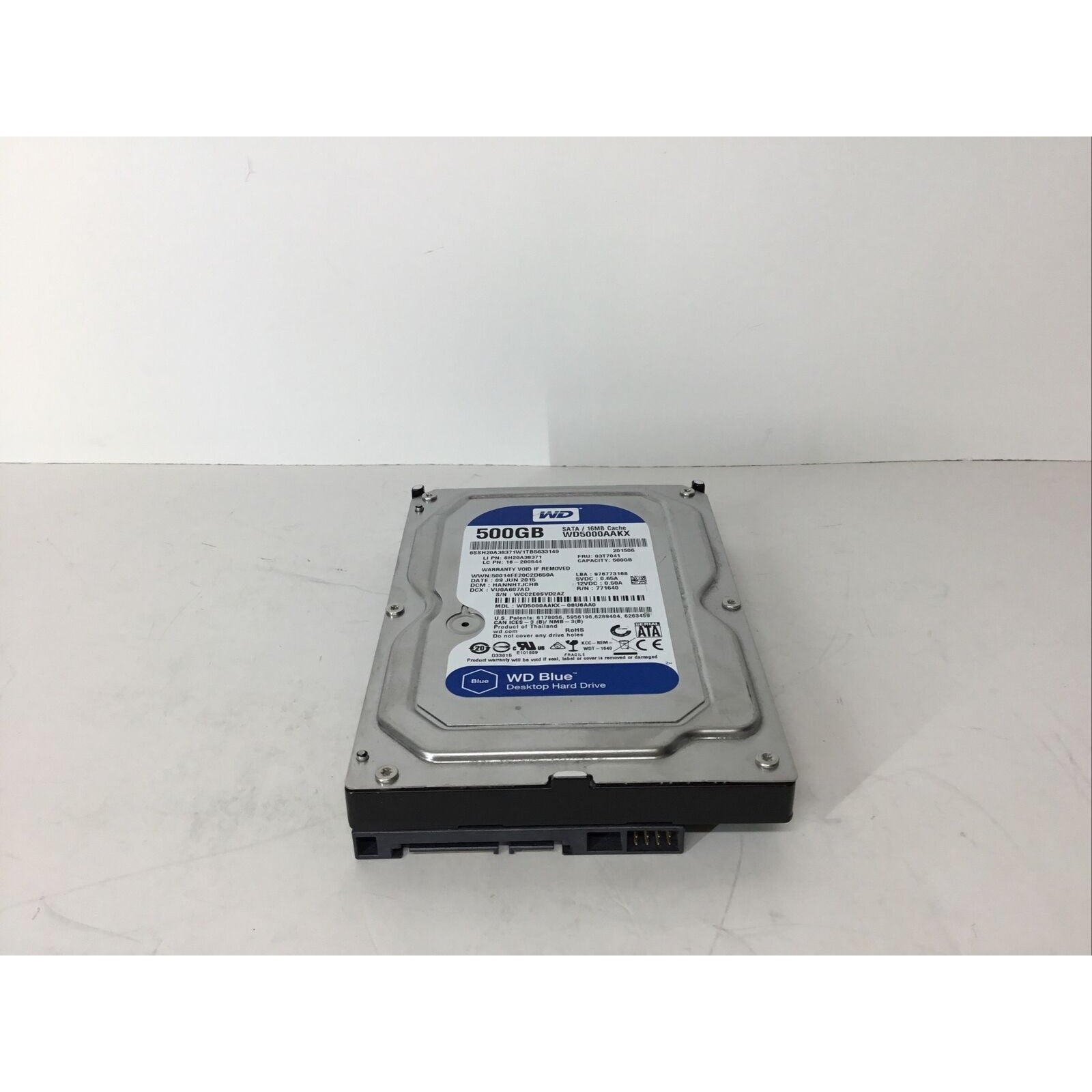 Western Digital 500GB WD5000AAKX 7200 RPM SATA 3.5" HDD Hard Disk Drive
