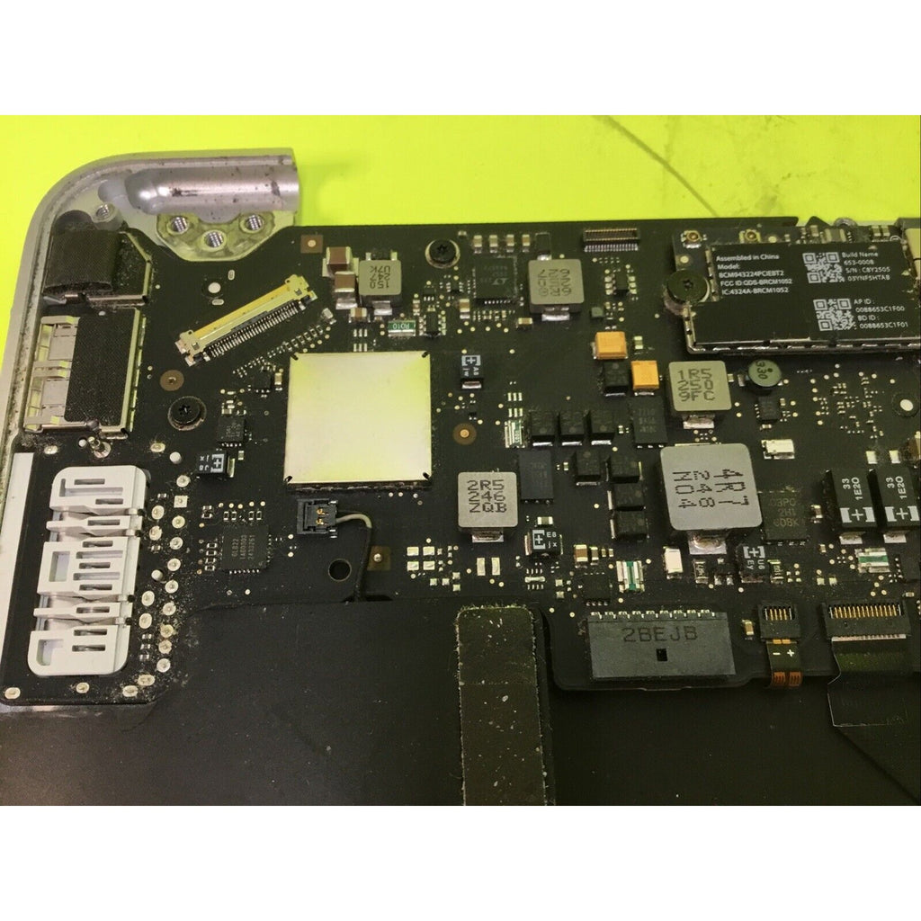 FOR PARTS Apple MacBook Air 13" A1466 Palmrest Assembly and Motherboard