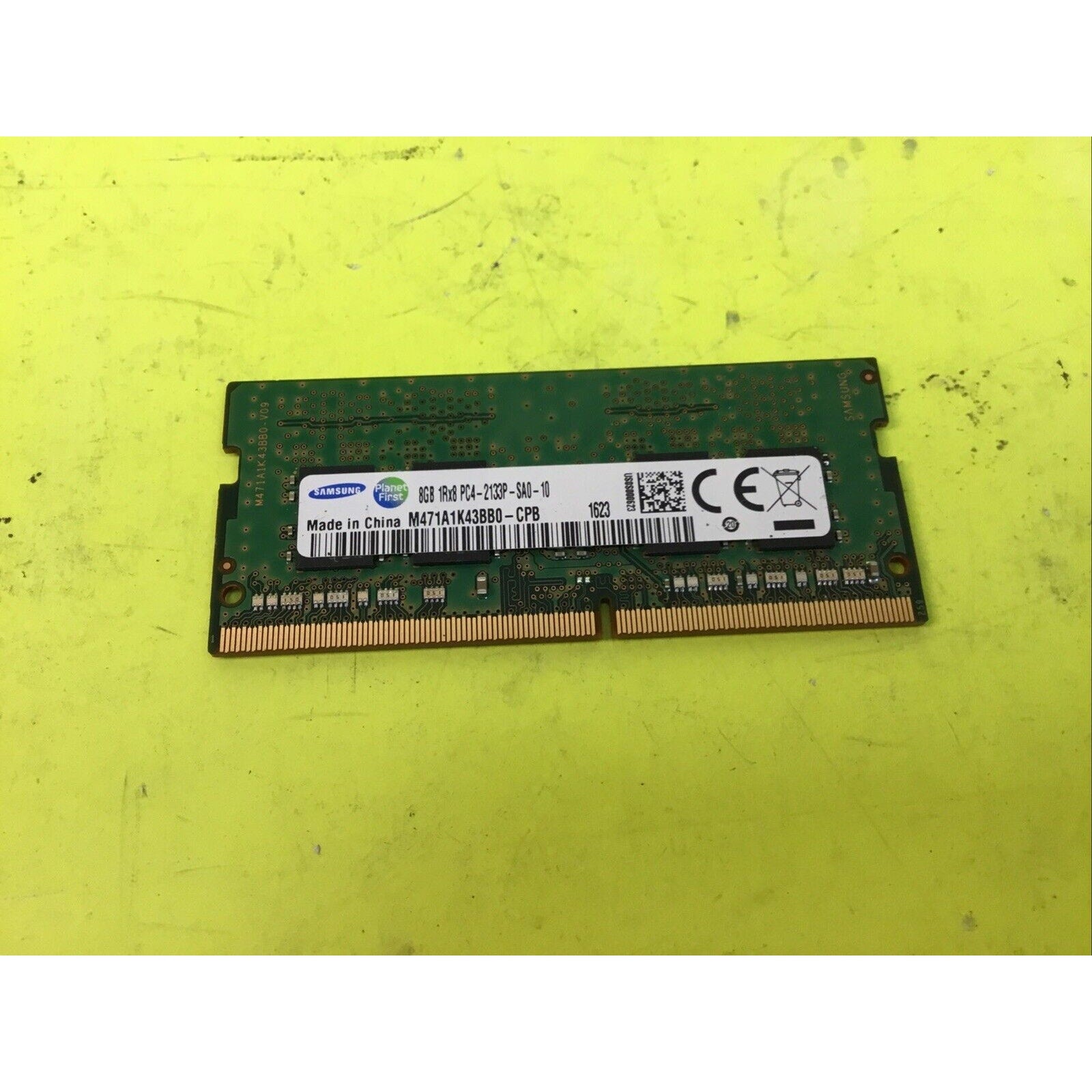 SAMSUNG 8GB 1Rx8 PC4-2133P DDR4 SODIMM MEMORY RAM M471A1K43BB0-CPB 820570-005